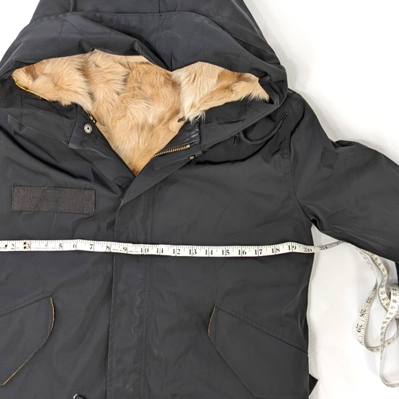 Fox Fur Lined Rain Coat - Picture 8 of 10